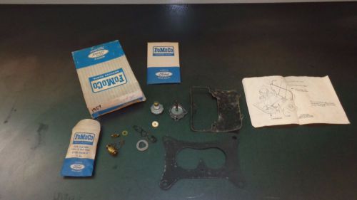 New nos oem ford carburetor tune up kit b7az-9a586-a 1957 autolite 2-barrel carb