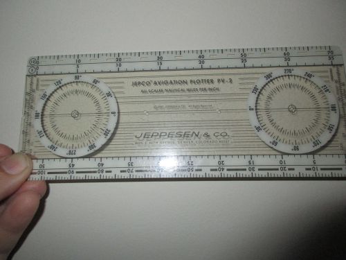 Jepco aviation plotter pv-2 jeppesen &amp; co.