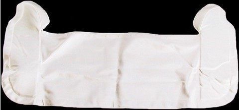 1967-1969 plymouth barracuda white sierra vinyl convertible boot b337-3728