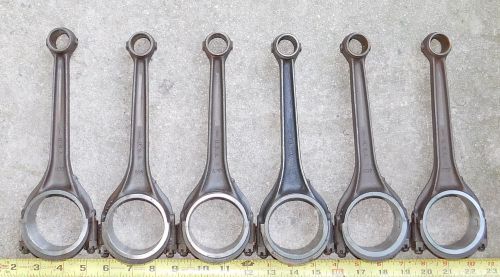 6 oem connecting rods for 1941-47 ford 6-cyl &#034;g&#034; series cars &amp; trucks reconditio