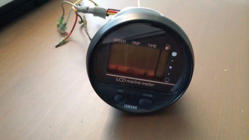 Yamaha outboard digital speedometer  lcd marine meter  v6 fuel gauge-for parts