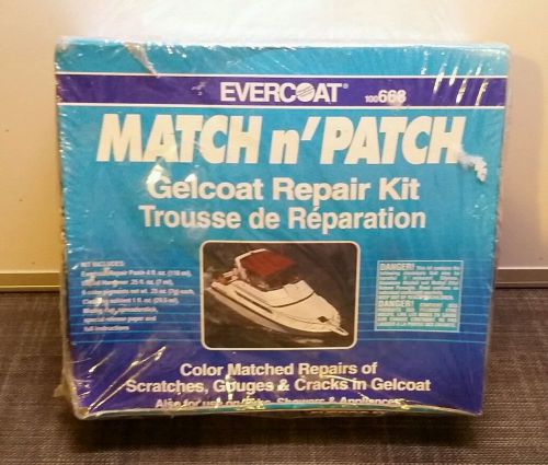Evercoat 100 668 match n&#039; patch gelcoat repair kit new in box - still shrink