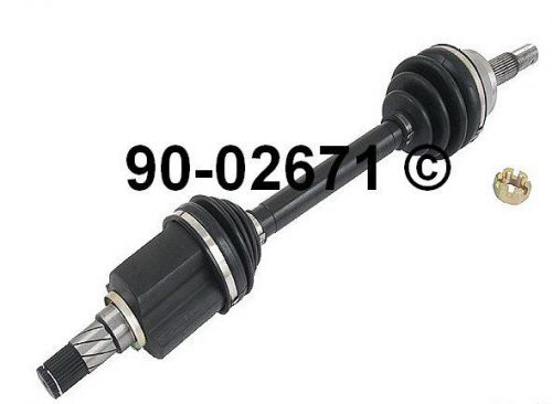 New front left cv drive axle shaft assembly for nissan murano