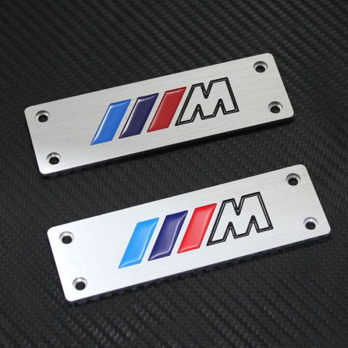 Fit for bmw all models m-tech car floor mat carpet emblem badge pedals