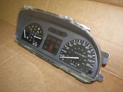 90-91 honda civic dx 2 door hatchback at speedometer gauge cluster odometer 143k