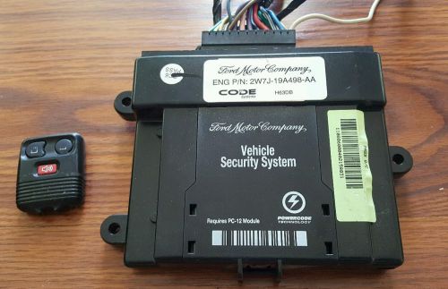 Ford motor company vehicle security system oem code alarm f150 explorer mustang