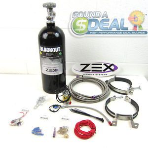 Zex safe shot nitrous efi blackout bottle +35 horsepower push button nos system