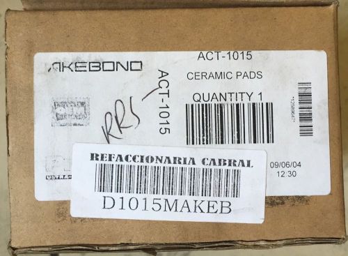 Act1015 akebono titan armada nissan front ceramic brake pads