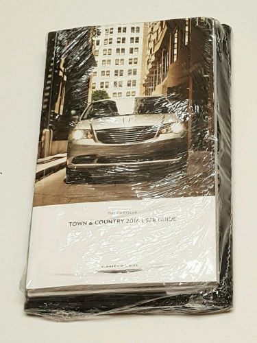 2016 chrysler town &amp; country owners manual user guide limited platinum touring-l