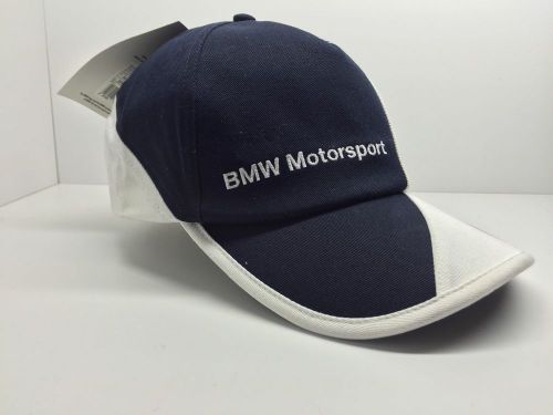 Bmw motorsports team racing cap blue/white brand new!free shipping!