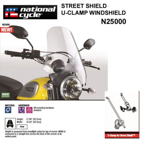 Harley fxstd softail deuce 2000-07 national cycle street shield n25000