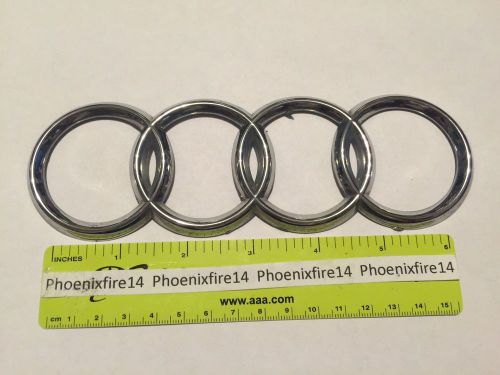 Audi chrome symbol emblem used