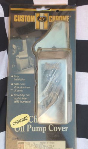 Cci  custom chrome oil pump cover 46-335 - harley davidson 92&#039;-96&#039; big twin