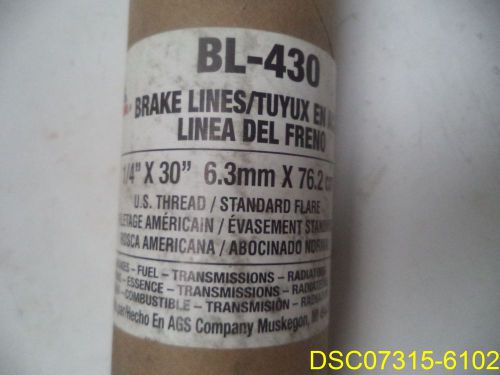 Qty = 10: ags bl430 brake lines 1/4&#034; x 30&#034;