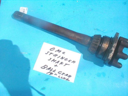 Omc stringer drive shaft intermediate housing sterndrive ball gear bearing