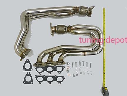 Obx racing header manifold exhaust ss304 91-94 acura nsx 