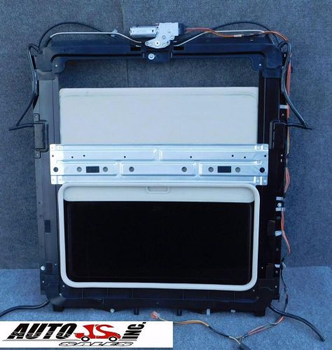 03 04 05 06 escalade tahoe yukon glass sunroof assembly w/motor mounting frame