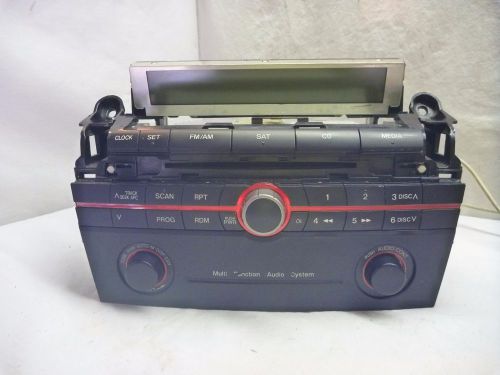 06 07 08 09 mazda 3 radio single cd player br9e66ar0 mm34966