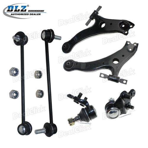 6pcs dlz complete lower control arm &amp; ball joint kit for toyota solara &amp; camry