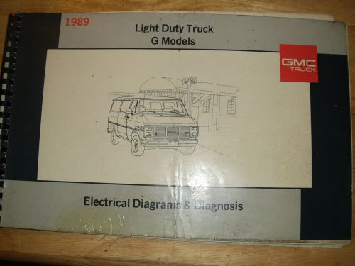 1989 gmc full-size van electrical diagnosis and wiring diagrams manual!