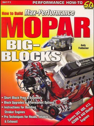 How to build max-performance mopar big blocks: 383, 400, 413, 426rd, 440 wedge e