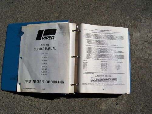 Piper cherokee service manual