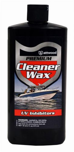 Attwood premium 1 step cleaner wax w/ uv inhibitors - marine, boat, hull, rv