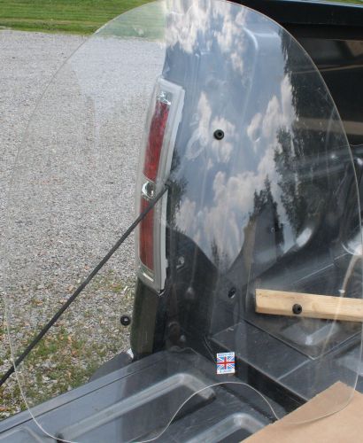 Used custom english bsa triumph chopper british windshield no cracks (u-458)