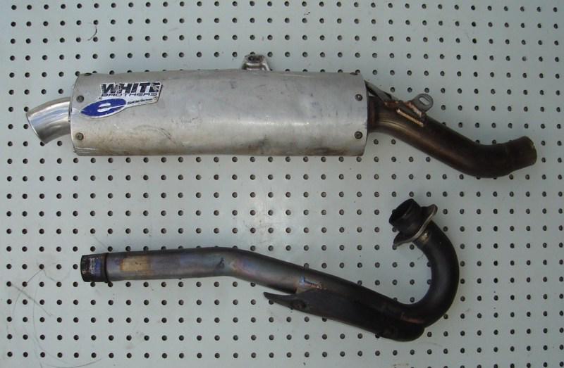 2005 crf450r white brothers exhaust - cheap