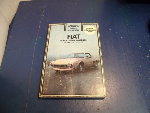 Clymer fiat repair book 1971-78