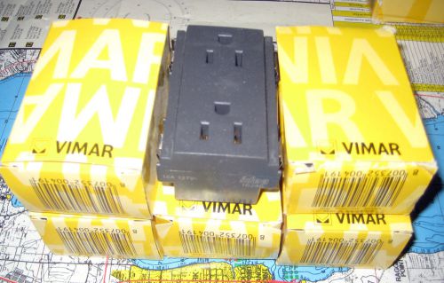 Vimar 16246 duplex outlet socket quantity of 6 (w)