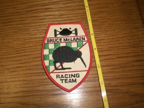 Bruce mclaren racing team patch  kiwi