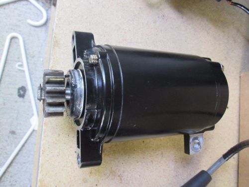 586284 johnson evinrude omc starter with drive gear also