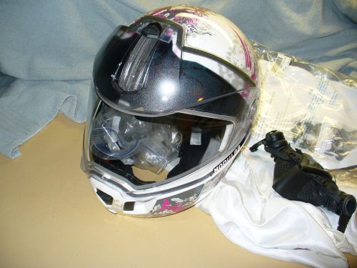 Brp ski doo modular 2 helmet, size l, hat size 7 1/8 - 7 1/2 (59 cm)