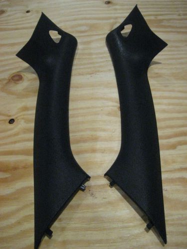 03-04 chevrolet ssr rh lh driver passenger pillars trim panels - black