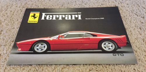 Ferrari world champions 1983 brochure