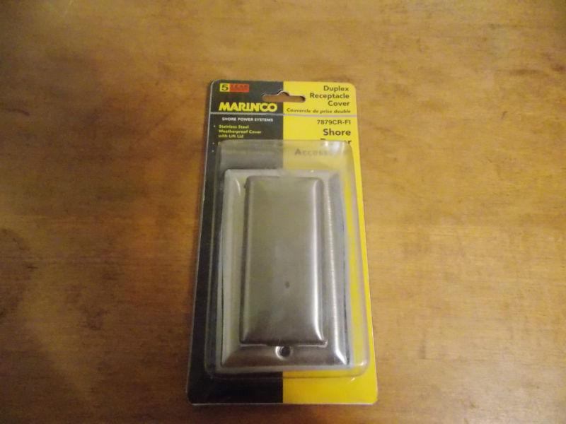 Marinco duplex receptacle cover p/n 7879cr-fi