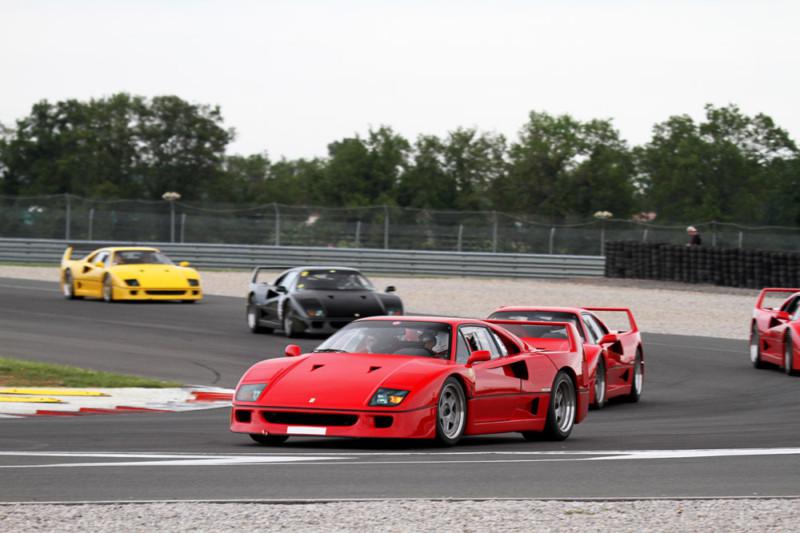 Ferrari f40 f-40's on track hd poster super car print multiple sizes available