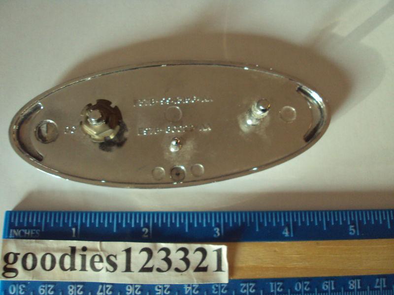 FORD CHROME EMBLEM #F37B-9943156-AA USED 4 3/4