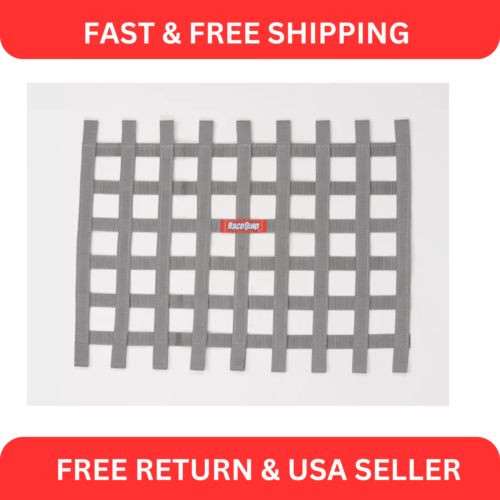 RaceQuip 721065 Ribbon Style Race Car Window Net; Platinum 18 H X 24 W, US $41.92, image 3