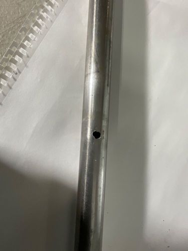 Edson 45" steering guard pipes 1" dia 9-1/2” width  mounting feet composite