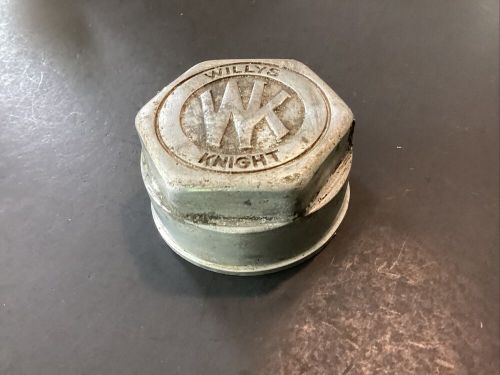1920s Brass Era Willys Knight Threaded Center Grease Wheel Hub Cap Free Ship, US $50.00, image 3