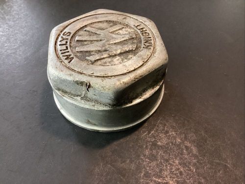 1920s Brass Era Willys Knight Threaded Center Grease Wheel Hub Cap Free Ship, US $50.00, image 6