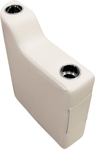 Wisepontoon arm rest 7" right, platinum
