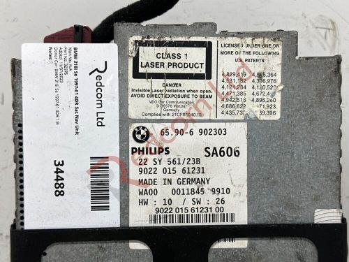BMW 318i Se 1997-2001 4DR Sat Nav Unit, US $, image 5