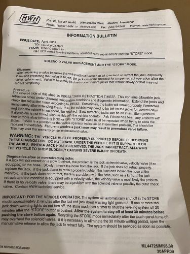 (HWH) HYDRAULIC SOLENOID VALVE (New), US $255.00, image 2