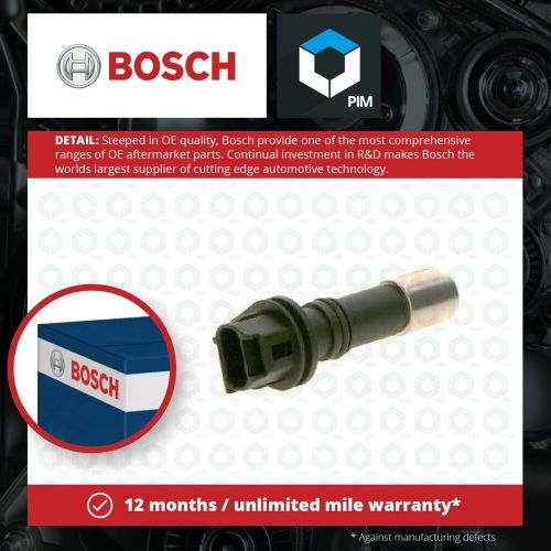 Rpm / crankshaft sensor fits daihatsu cuore mk7 1.0 2007 on 1kr-fe genuine bosch