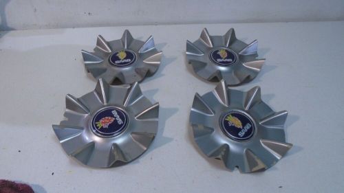 Genuine Saab Alloy Wheel Centre Caps x 4 Full Set FAST POSTAGE, US $, image 2