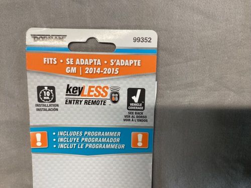 Dorman 99352 Keyless Entry Remote 4 Button For Select 14-15 Chevrolet GMC Models, US $65.00, image 9