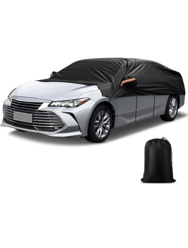 Half Car Cover Waterproof,Outdoor Windproof Front and Rear Windscreen Half Top, US $, image 7